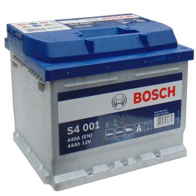 Bosch Silver S4 akkumulátor, 12V 44Ah 440A, 0092S40010, alacsony